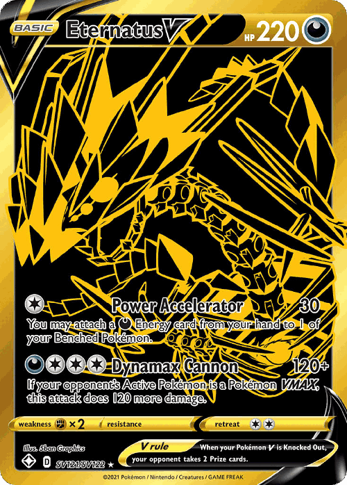 Eternatus V 121, Shining Fates Shiny Vault