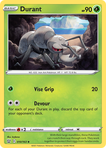 Durant Pokémon TCG card art