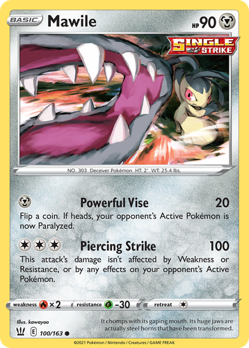 Mawile 100, Battle Styles
