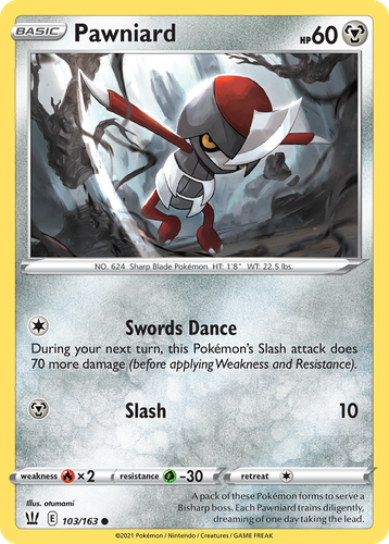 Pawniard #103 from Battle Styles - Common - Illustrated by otumami