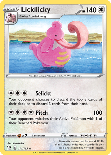Lickilicky 114, Battle Styles