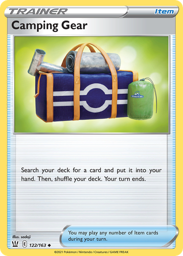 Camping Gear #122 from Battle Styles - Uncommon - Illustrated by sadaji