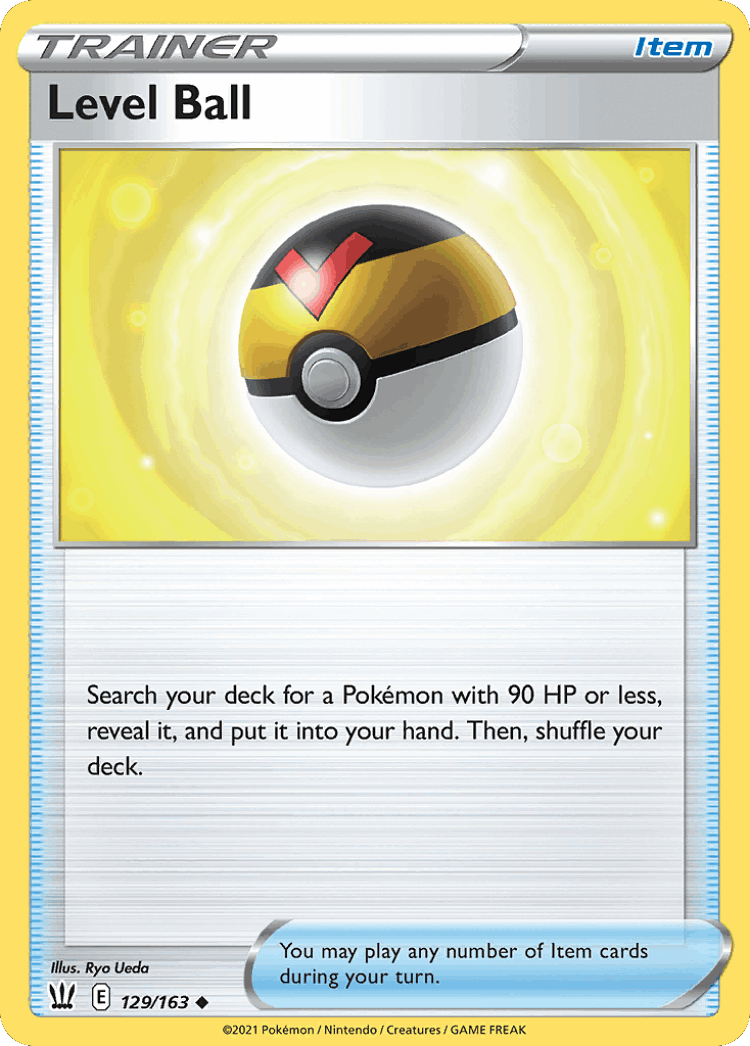 Level Ball #129 from Battle Styles - Uncommon - Illustrated by Ryo Ueda