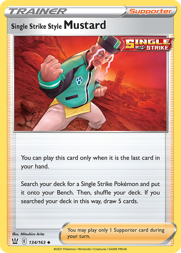 Single Strike Style Mustard 134, Battle Styles
