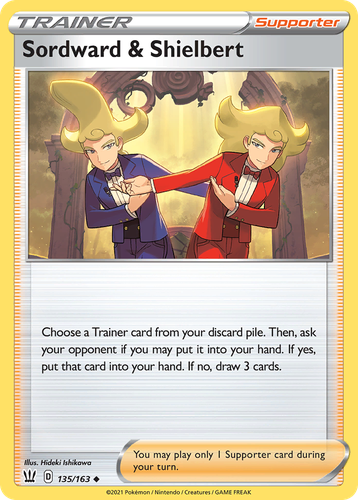 Sordward & Shielbert #135 from Battle Styles - Uncommon - Illustrated by Hideki Ishikawa