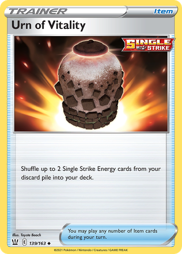 Urn of Vitality #139 from Battle Styles - Uncommon - Illustrated by Toyste Beach