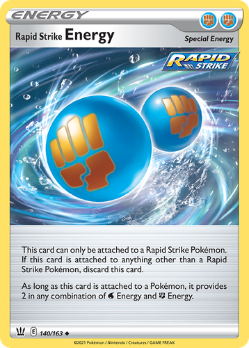 Rapid Strike Energy #140 from Battle Styles - Uncommon - Illustrated by N/A