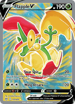 Flapple V 143, Battle Styles