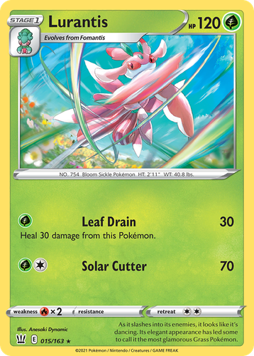 Lurantis #15 from Battle Styles - Rare - Illustrated by Anesaki Dynamic