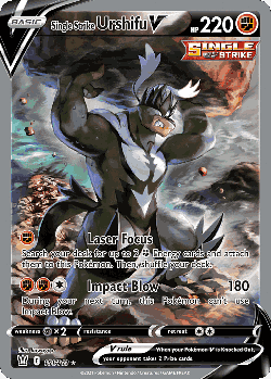 Single Strike Urshifu V 151, Battle Styles