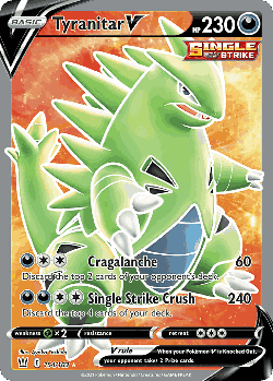 Tyranitar V 154, Battle Styles