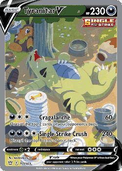 Tyranitar V 155, Battle Styles