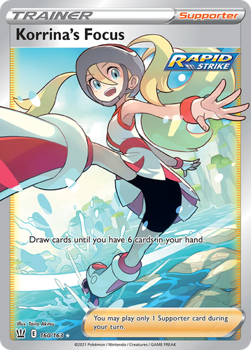 Korrina's Focus 160, Battle Styles