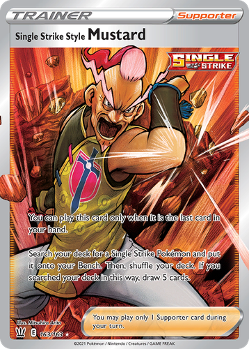 Single Strike Style Mustard 163, Battle Styles