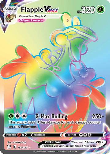 Flapple VMAX 164, Battle Styles