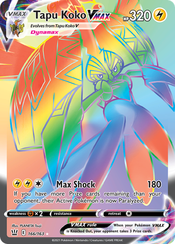 Tapu Koko VMAX 166, Battle Styles
