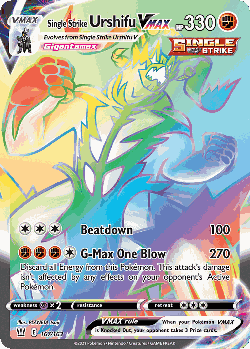 Single Strike Urshifu VMAX 167, Battle Styles