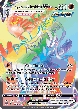 Rapid Strike Urshifu VMAX 169, Battle Styles