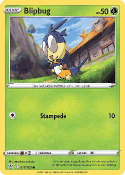 Blipbug Pokémon TCG card art