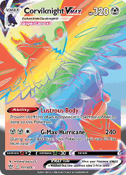 Corviknight VMAX 171, Battle Styles
