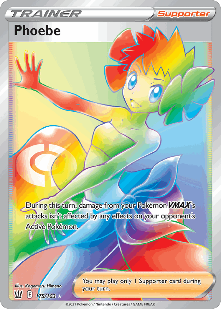 Phoebe #175 from Battle Styles - Rare Rainbow - Illustrated by Kagemaru Himeno