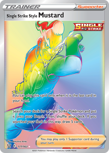 Single Strike Style Mustard 177, Battle Styles
