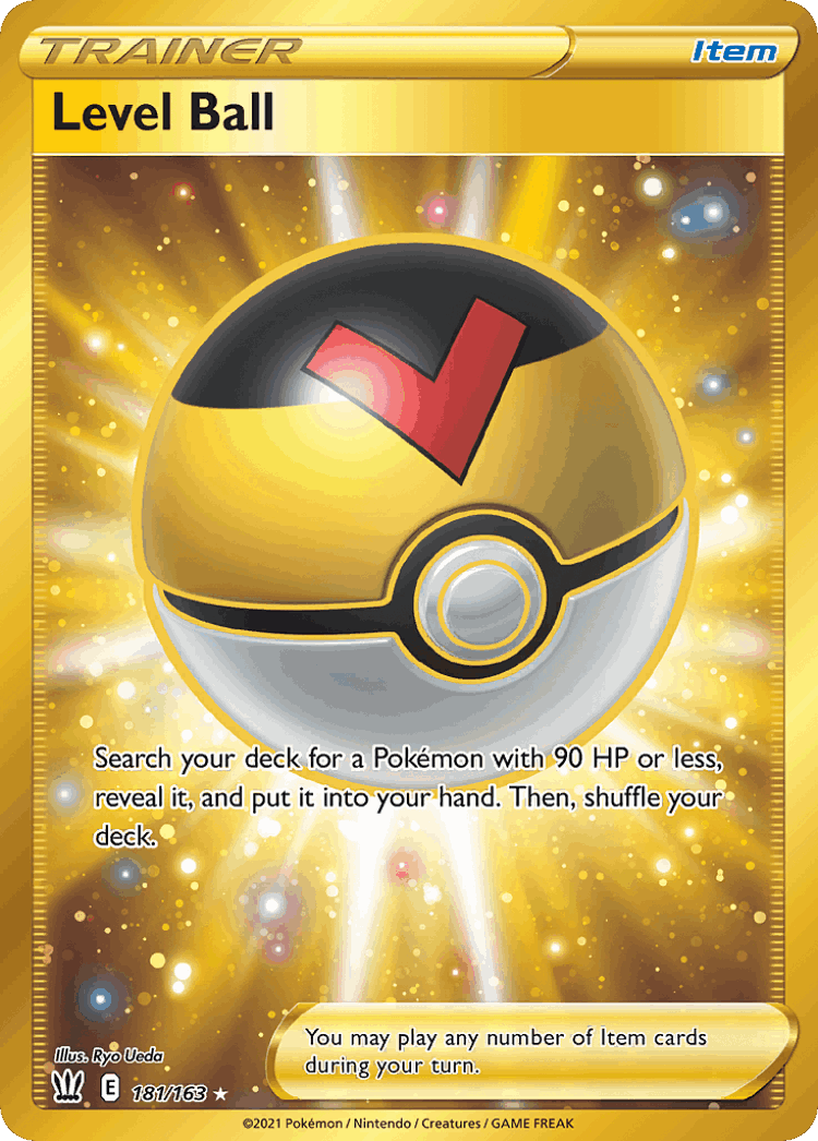 Level Ball #181 from Battle Styles - Rare Secret - Illustrated by Ryo Ueda