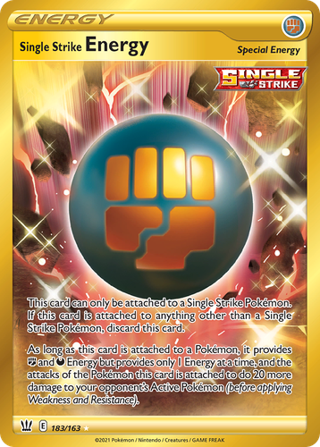 Single Strike Energy 183, Battle Styles