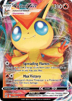 Victini VMAX Pokémon TCG card art