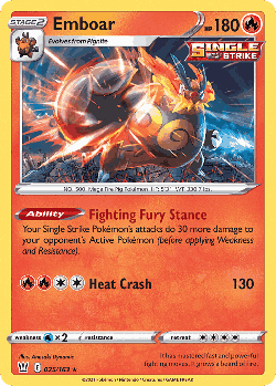 Emboar 25, Battle Styles