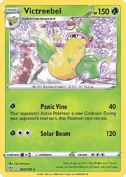 Victreebel Pokémon TCG card art