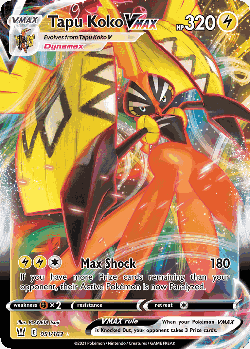 Tapu Koko VMAX 51, Battle Styles