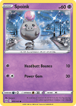 Spoink 55, Battle Styles