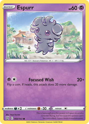 Espurr 60, Battle Styles