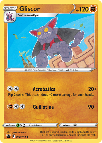 Gliscor 72, Battle Styles