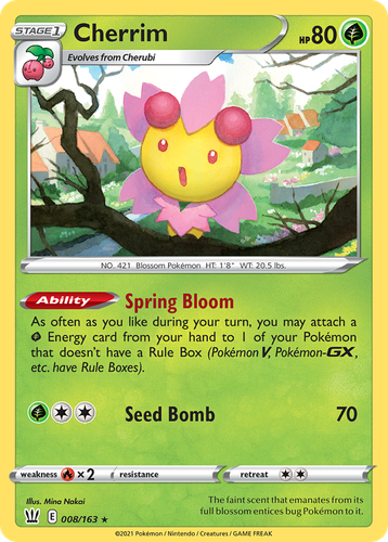 Cherrim Pokémon TCG card art