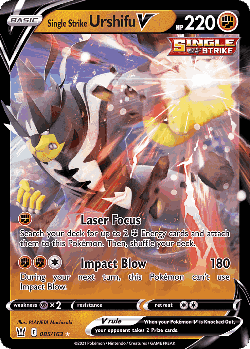 Single Strike Urshifu V 85, Battle Styles