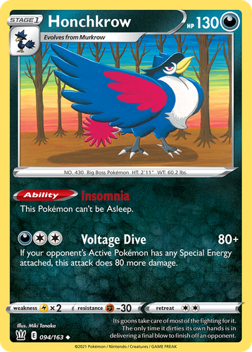 Honchkrow 94, Battle Styles
