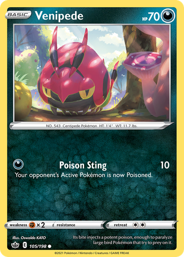 Venipede 105, Chilling Reign