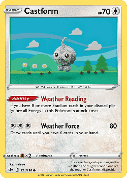 Castform 121, Chilling Reign