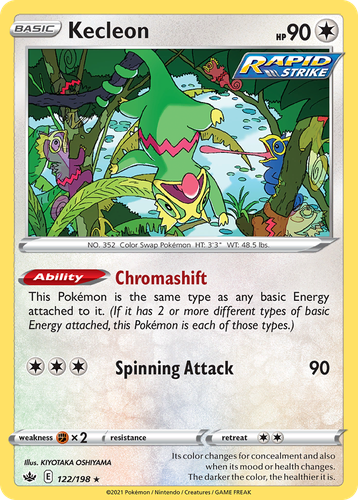 Kecleon 122, Chilling Reign