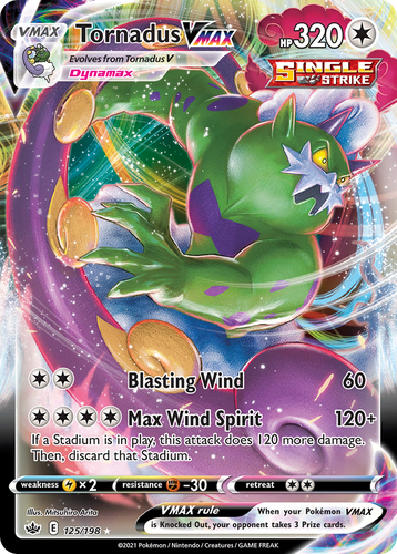 Tornadus VMAX 125, Chilling Reign