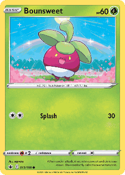Bounsweet Pokémon TCG card art