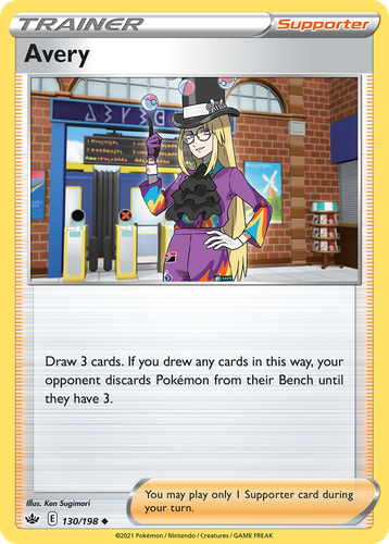 Avery #130 from Chilling Reign - Uncommon - Illustrated by Ken Sugimori