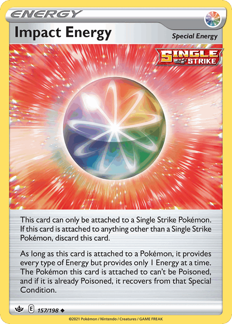 Impact Energy #157 from Chilling Reign - Uncommon - Illustrated by N/A