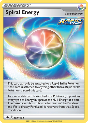 Spiral Energy #159 from Chilling Reign - Uncommon - Illustrated by N/A