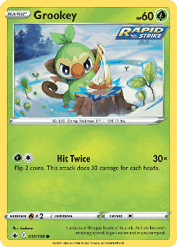 Grookey Pokémon TCG card art