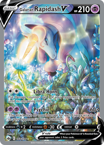 Galarian Rapidash V 168, Chilling Reign