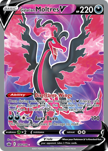 Galarian Moltres V 176, Chilling Reign