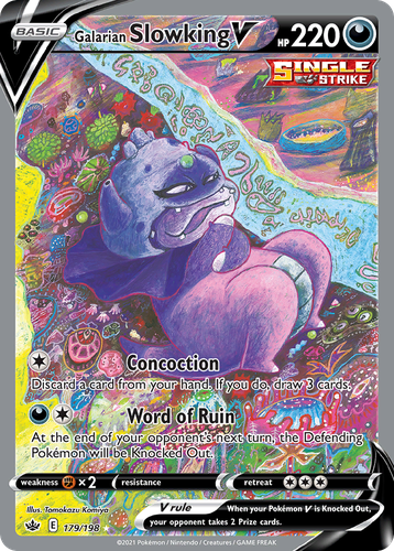 Galarian Slowking V 179, Chilling Reign